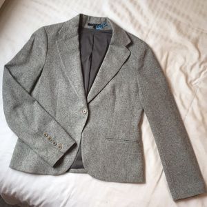 🗝 Light Grey Wool Blazer 🗝